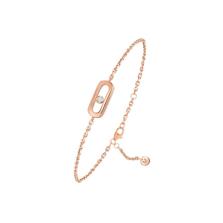 Messika armband in rosé goud 18kt met briljant van 0,01 karaat