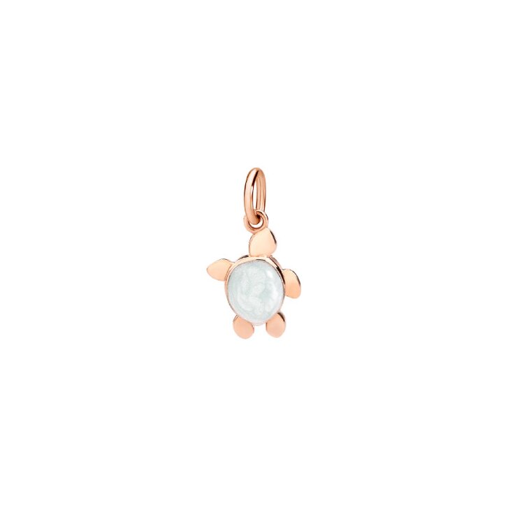 DoDo hanger in rosé goud 9kt met email