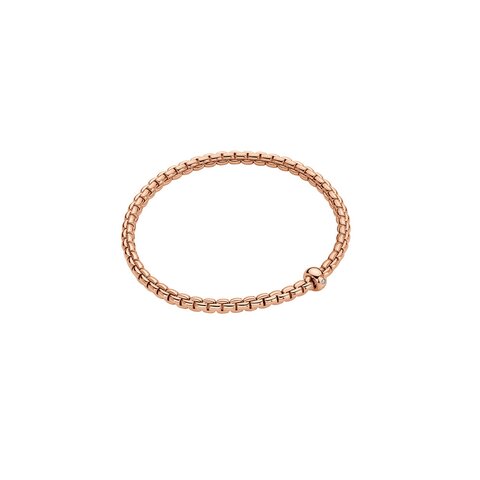 Fope armband in rosé goud 18kt met briljant van 0,01 karaat