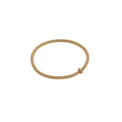 Fope armband in geel goud 18kt met briljant van 0,01 karaat