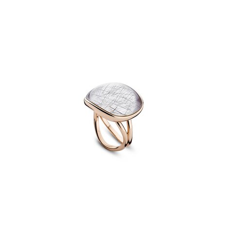 Bigli ring in rosé goud 18kt