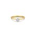 The Exclusive Collection verlovingsring in geel goud 18kt met briljant (ronde diamant) van 0,31 karaat - thumb