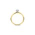 The Exclusive Collection verlovingsring in geel goud 18kt met briljant (ronde diamant) van 0,31 karaat - thumb