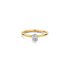 The Exclusive Collection verlovingsring in geel goud 18kt met ovalen diamant van 0,46 karaat - thumb