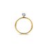 The Exclusive Collection verlovingsring in geel goud 18kt met ovalen diamant van 0,46 karaat - thumb