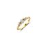 The Exclusive Collection verlovingsring in geel goud 18kt met briljant (ronde diamant) van 0,29 karaat als hoofdsteen omringd door briljanten van 0,11 karaat - thumb