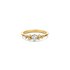 The Exclusive Collection verlovingsring in geel goud 18kt met briljant (ronde diamant) van 0,29 karaat als hoofdsteen omringd door briljanten van 0,11 karaat - thumb