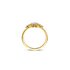 The Exclusive Collection verlovingsring in geel goud 18kt met briljant (ronde diamant) van 0,29 karaat als hoofdsteen omringd door briljanten van 0,11 karaat - thumb