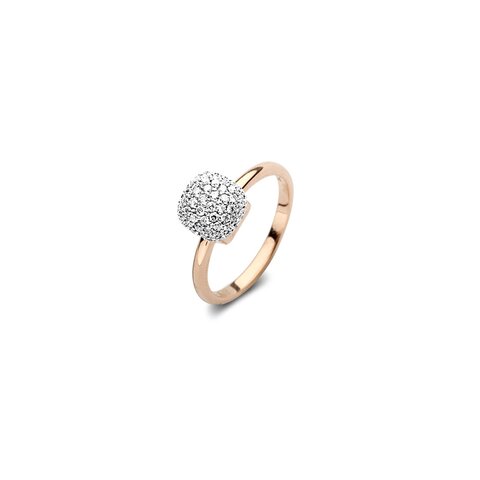 Bigli ring in rosé goud 18kt met briljant van 0,62 karaat