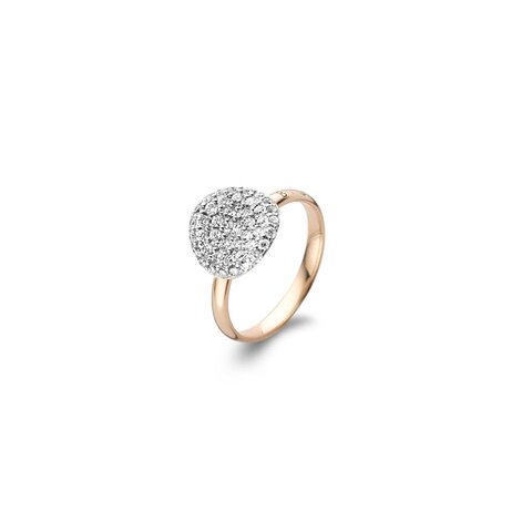 Bigli ring in rosé goud 18kt met briljant van 0,60 karaat