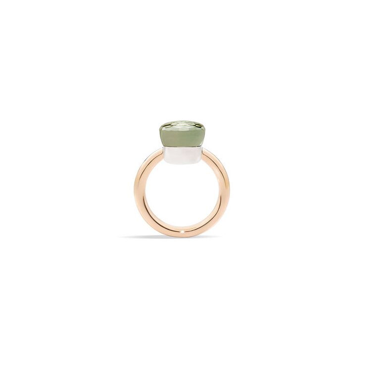 Pomellato ring in rosé goud 18kt met prasioliet