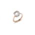 Pomellato ring in rosé goud 18kt met topaas incoloré - thumb