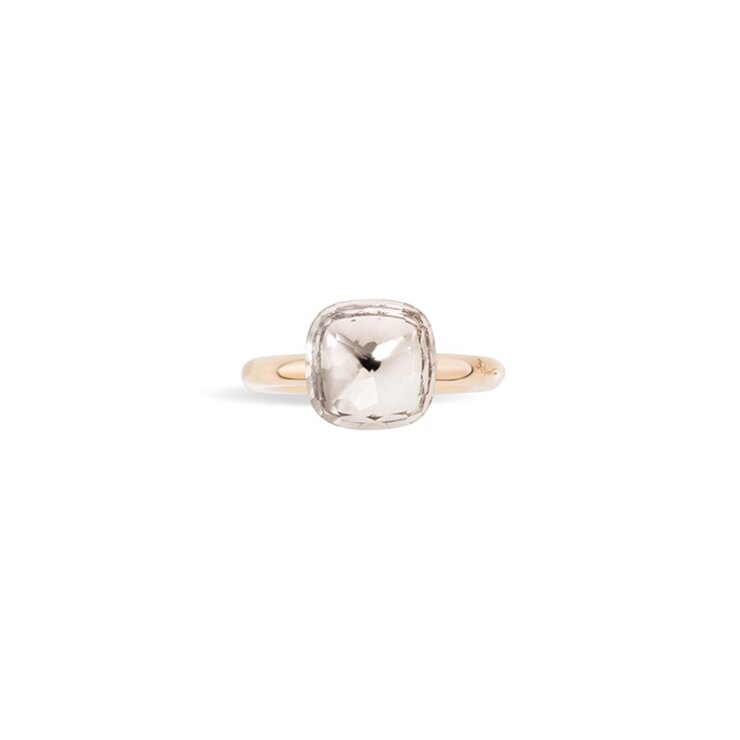 Pomellato ring in rosé goud 18kt met topaas incoloré