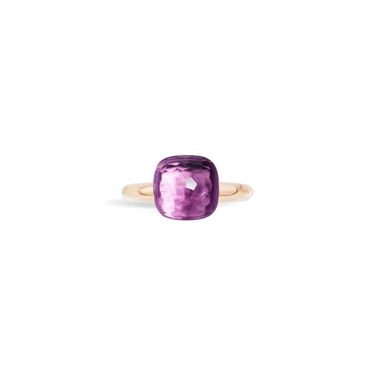 Pomellato ring in rosé goud 18kt met amethist