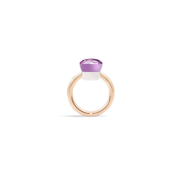 Pomellato ring in rosé goud 18kt met amethist