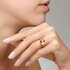 Pomellato ring in rosé goud 18kt met quartz lemon - thumb