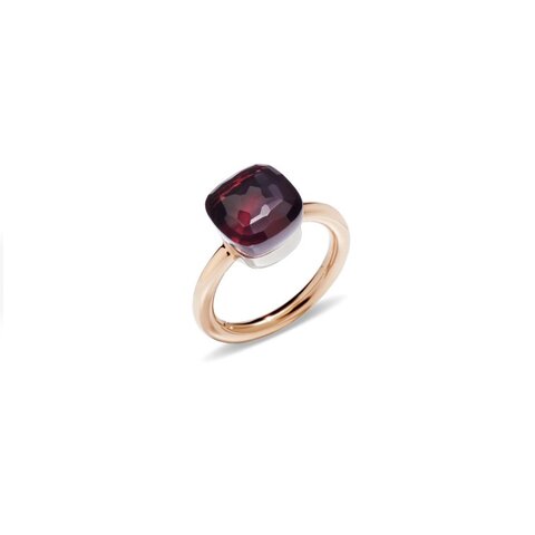 Pomellato ring in rosé goud 18kt met granaat