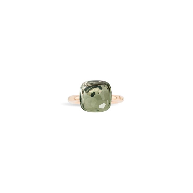 Pomellato ring in rosé goud 18kt met prasioliet