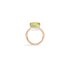 Pomellato ring in rosé goud 18kt met quartz lemon - thumb