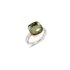 Pomellato ring in wit goud 18kt met prasioliet omringd door briljanten van 0,73 karaat - thumb