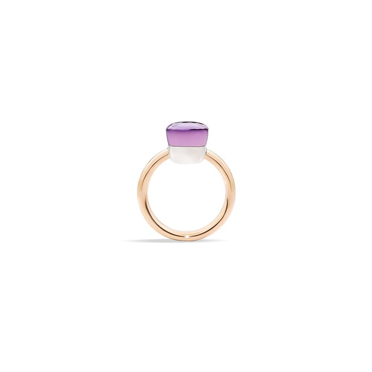 Pomellato ring in rosé goud 18kt met amethist