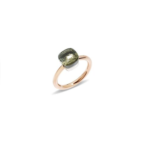 Pomellato ring in rosé goud 18kt met prasioliet