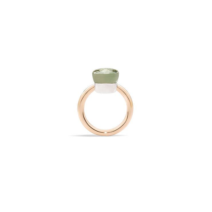 Pomellato ring in rosé goud 18kt met prasioliet