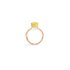 Pomellato ring in rosé goud 18kt met quartz lemon - thumb