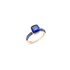 Pomellato ring in rosé goud 18kt met topaas london & lapis lazuli en blauwe saffier - thumb