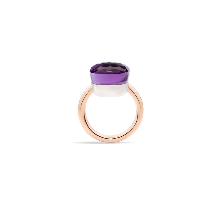 Pomellato ring in rosé goud 18kt met amethist