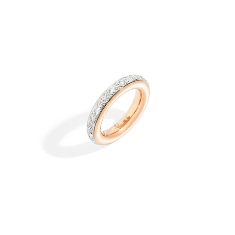 Pomellato ring in rosé goud 18kt met briljant van 1,06 karaat