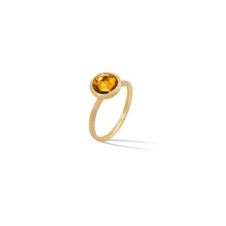 Marco Bicego ring in geel goud 18kt met quartz citrien