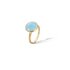 Marco Bicego ring in geel goud 18kt met aquamarijn - thumb