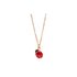 DoDo ketting in rosé goud 9kt met email - thumb