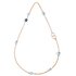 Pomellato ketting in rosé goud 18kt met topaas blauw & topaas london omringd door briljanten van 2,00 karaat - thumb