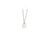 Pomellato ketting in wit goud 18kt met quartz white omringd door briljanten van 0,05 karaat - thumb