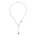 Pomellato ketting in rosé goud 18kt met witte & bruine & zwarte briljant van 0,95 karaat - thumb