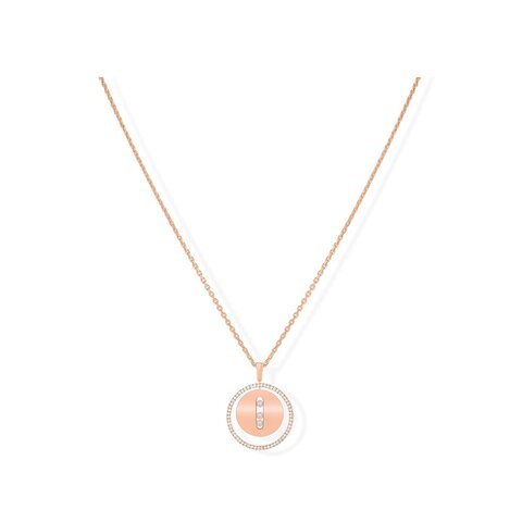 Messika ketting in rosé goud 18kt met briljant van 0.33 karaat