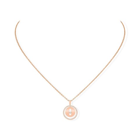 Messika ketting in rosé goud 18kt met briljant van 0,17 karaat