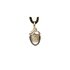 Ole Lynggaard hanger in geel goud 18kt met quartz rutile omringd door briljanten van 0,10 karaat - thumb