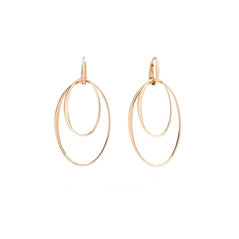 Pomellato oorringen in rosé goud 18kt