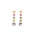 Marco Bicego oorringen in geel goud 18kt met edelstenen multicolor - thumb