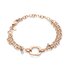 Bigli armband in rosé goud 18kt met briljant van 0.33 karaat - thumb