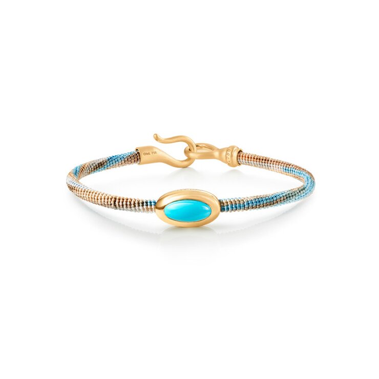 Ole Lynggaard armband met turquoise