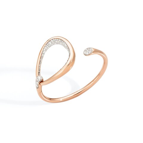 Pomellato armband in rosé goud 18kt met briljant van 2,56 karaat