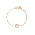 Pomellato armband in rosé goud 18kt met parelmoer omringd door briljanten van 0,03 karaat - thumb