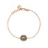 Pomellato armband in rosé goud 18kt met parelmoer omringd door briljanten van 0,03 karaat - thumb