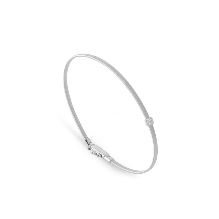 Marco Bicego armband in wit goud 18kt met briljant van 0,03 karaat