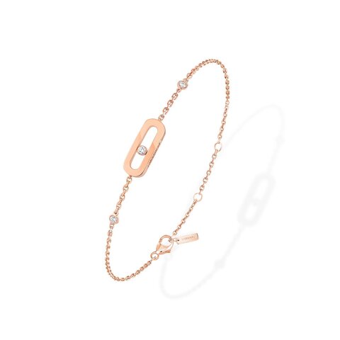 Messika armband in rosé goud 18kt met briljant van 0,05 karaat