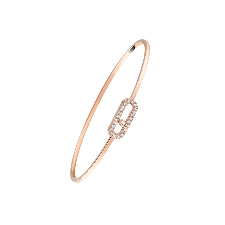 Messika armband in rosé goud 18kt met briljant van 0,18 karaat